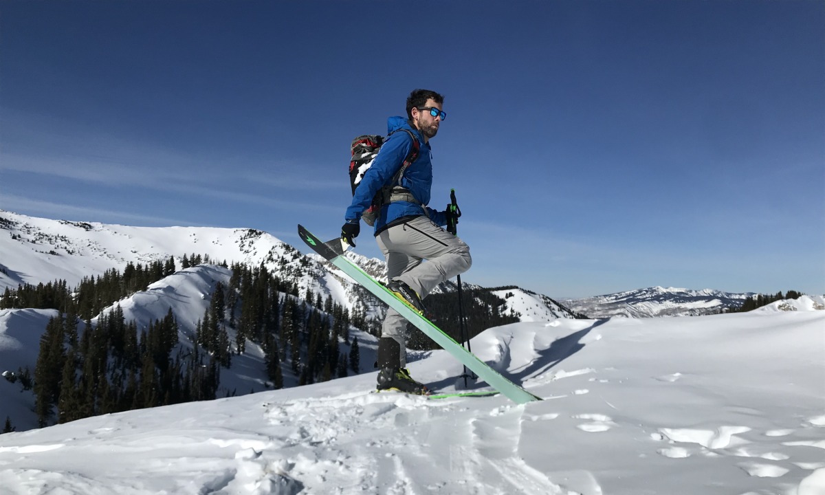 Option 1: reach back to the tail of your ski and rip forward while simultaneously bringing the ski back.