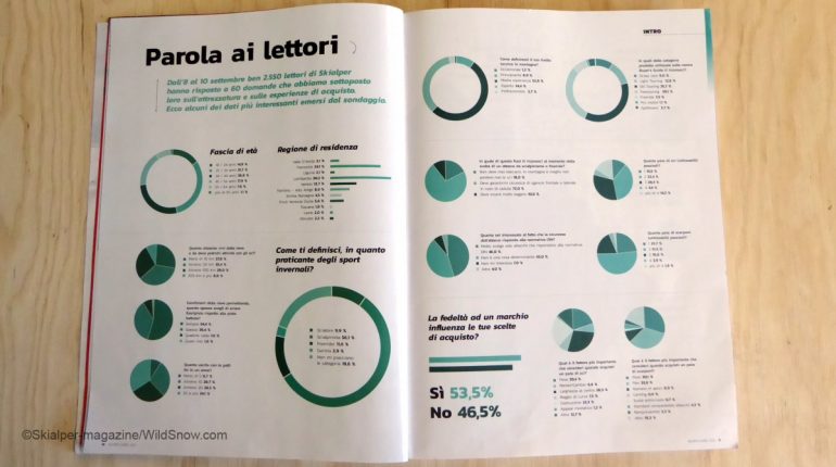 Skialper Magazine 2020 Buyer Guide reader survey.