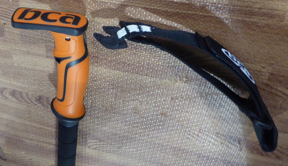 Detachable pole straps are cheap insurance for backcountry travel. We particularly liked BCA's model with a built in scraper.