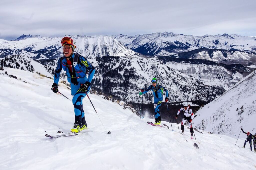 Just look at that smile on Max Taam's face during the 2016 Irwin Guides race in Crested Butte. See? Ski mountaineering racing can be fun!