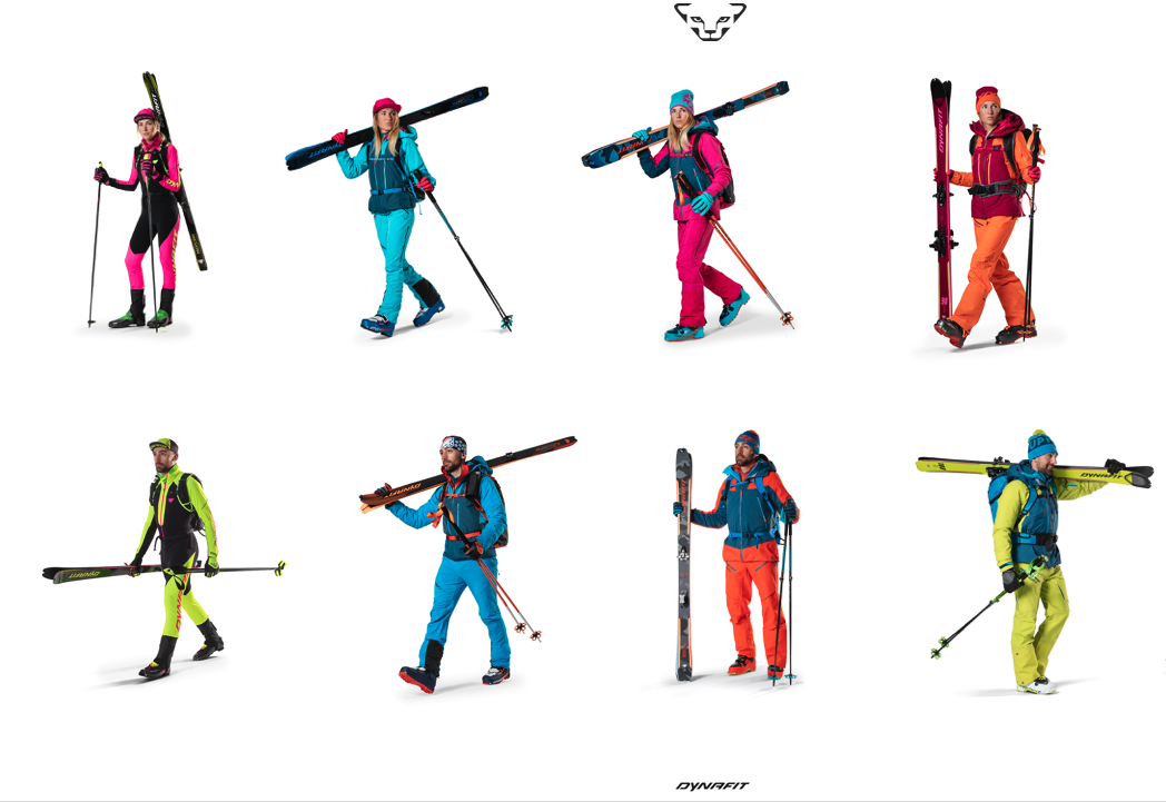 Do you wish your skis matched your boots, pants, jacket, poles, gloves and headband? Dynafit's got you covered.