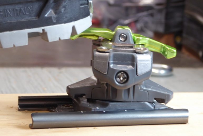 Shim plate installed.