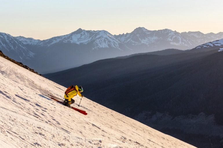 skiër: Tim Dyer