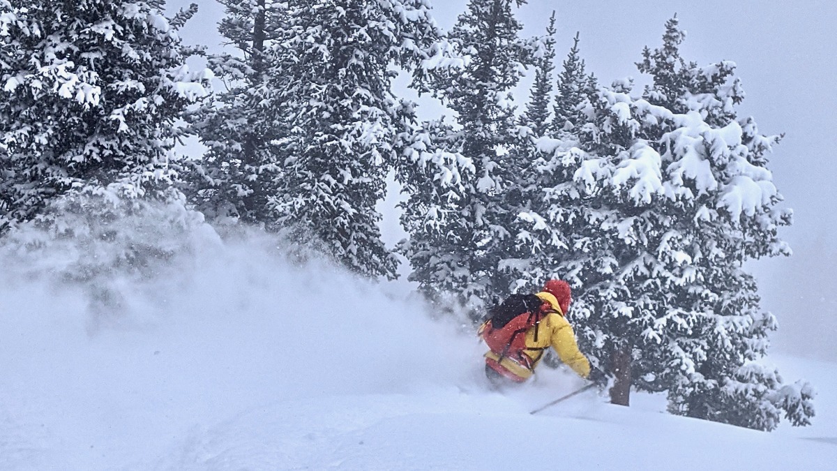 Atomic Backland 100 powder skiing