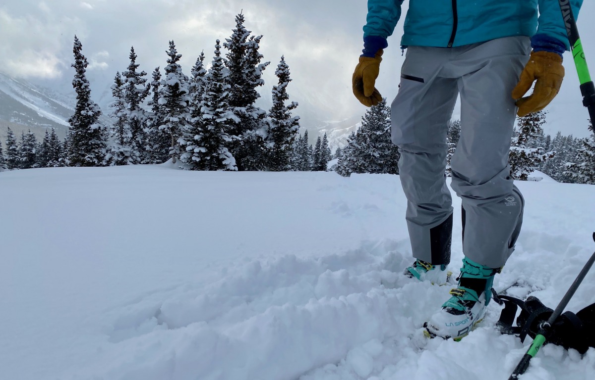 The La Sportiva Sytron -- a boot that can double duty for long mountain missions or skimo training days.
