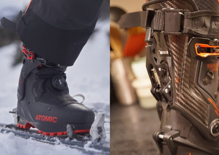 Range of motion in action, left. The Frictionless Pivot and Free / Lock 4.0 mechanism that makes it possible, right.