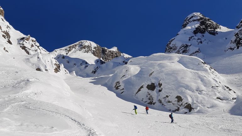 Pre-quarantine skiing in the Valtellina region of Italy.