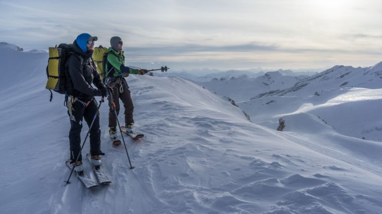Some places you will keep going back too…Vince and Cody somewhere on the Wapta Icefield.