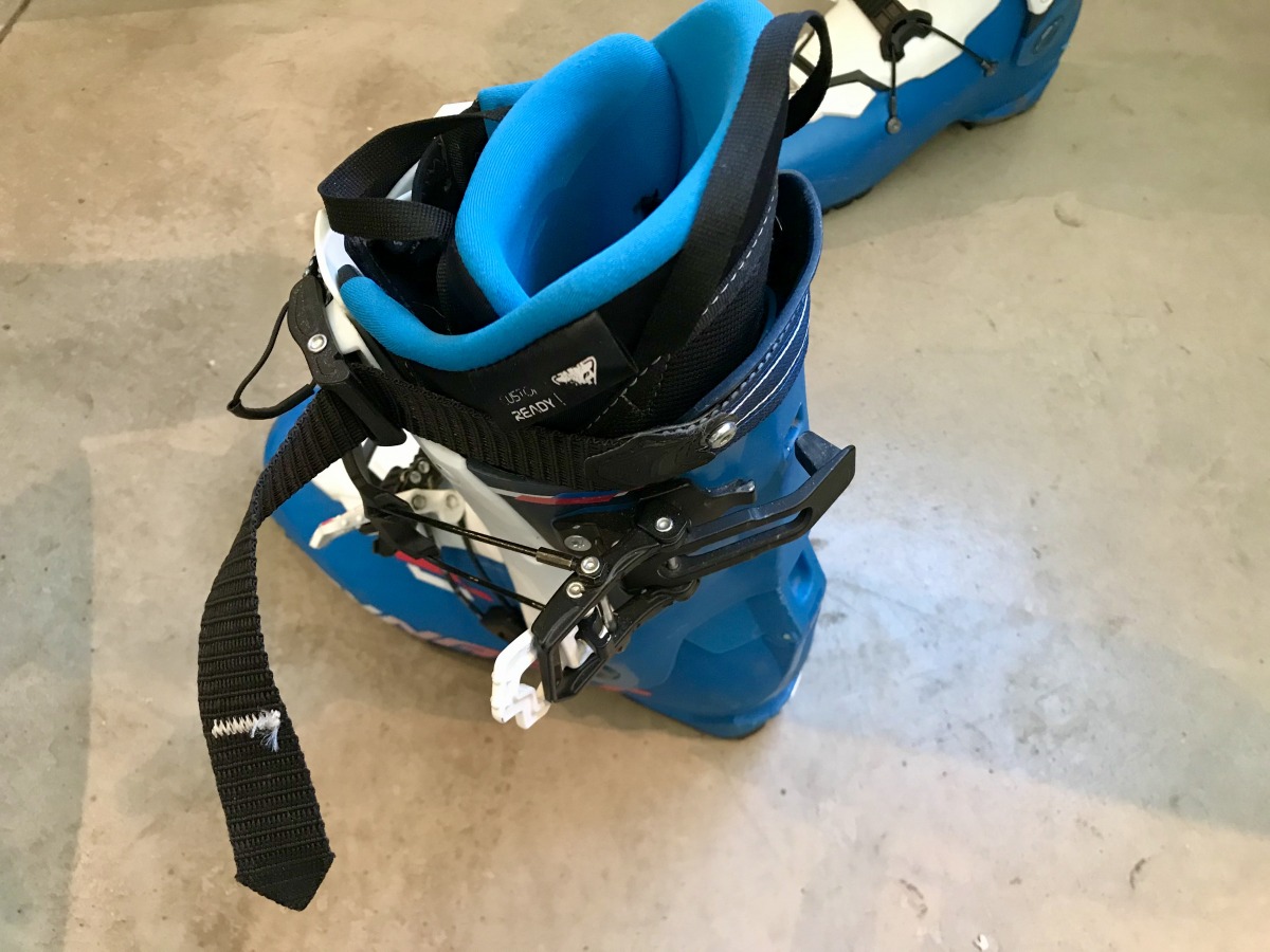 True to previous iterations, the TLT 8 Ultra Lock system is a two part buckle that allows you to flick the top white part forward while still maintaining some tension in the boot.