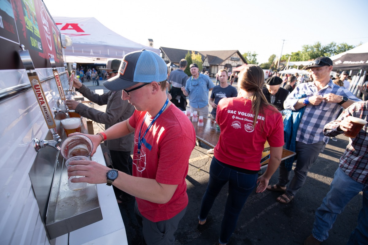 Gone, at least for now, are the racous avy forecasting fundraising parties of yore. The UAC's Backcountry Benefit, pictured here, will go on this year, but in a much more virtual way. Photo: Christian Raguse