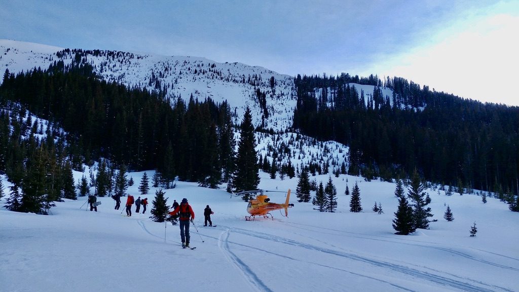 An image of an avalanche incident requiring search and rescue response in the San Juans last spring.