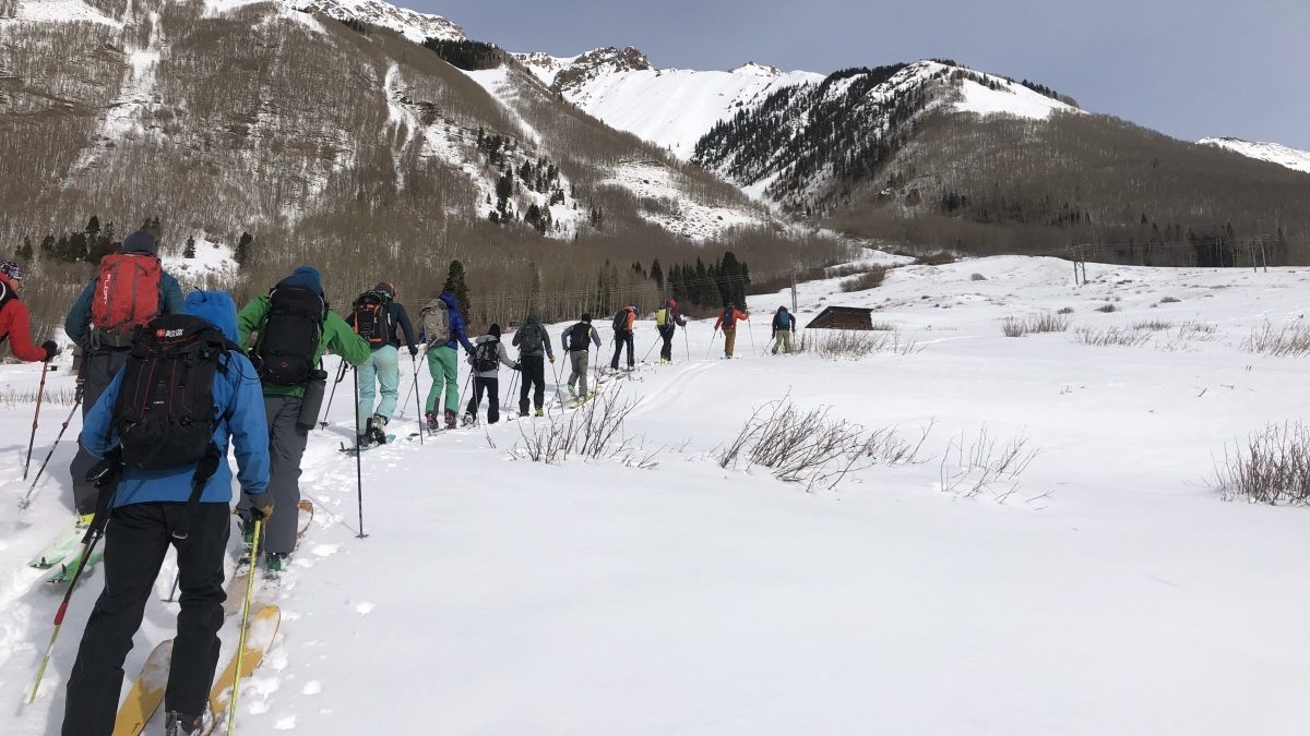 Is this the future of ski touring in the backcountry of the mountain west in the Covid era?