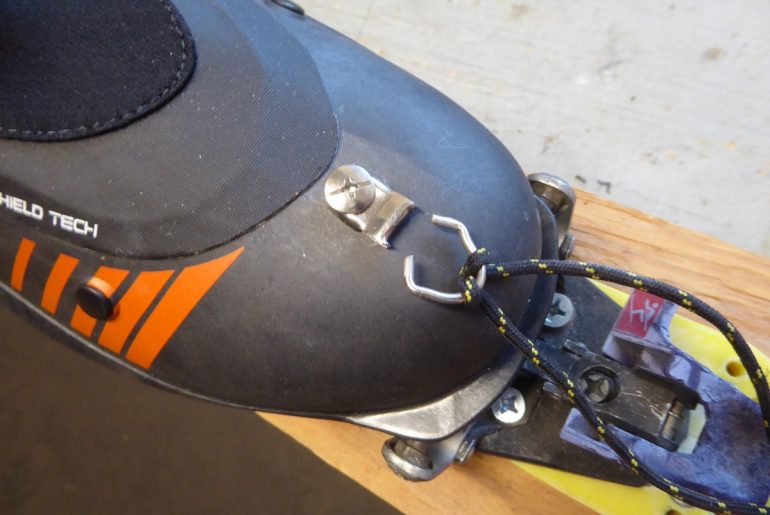 Failure mode is the ring spreading and pulling out of the tab.