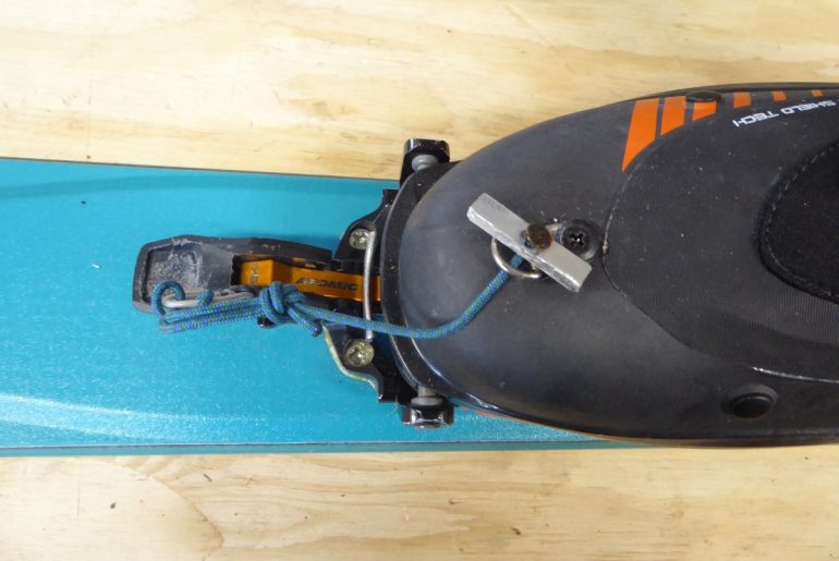 I prefer this sort of solution. Elegant compared to bulky clips and tow truck cables.