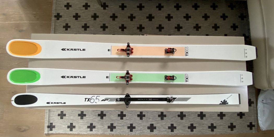 The Kaestle dream quiver, from early morning resort laps to versatile side country skiing and deep far to reach powder.