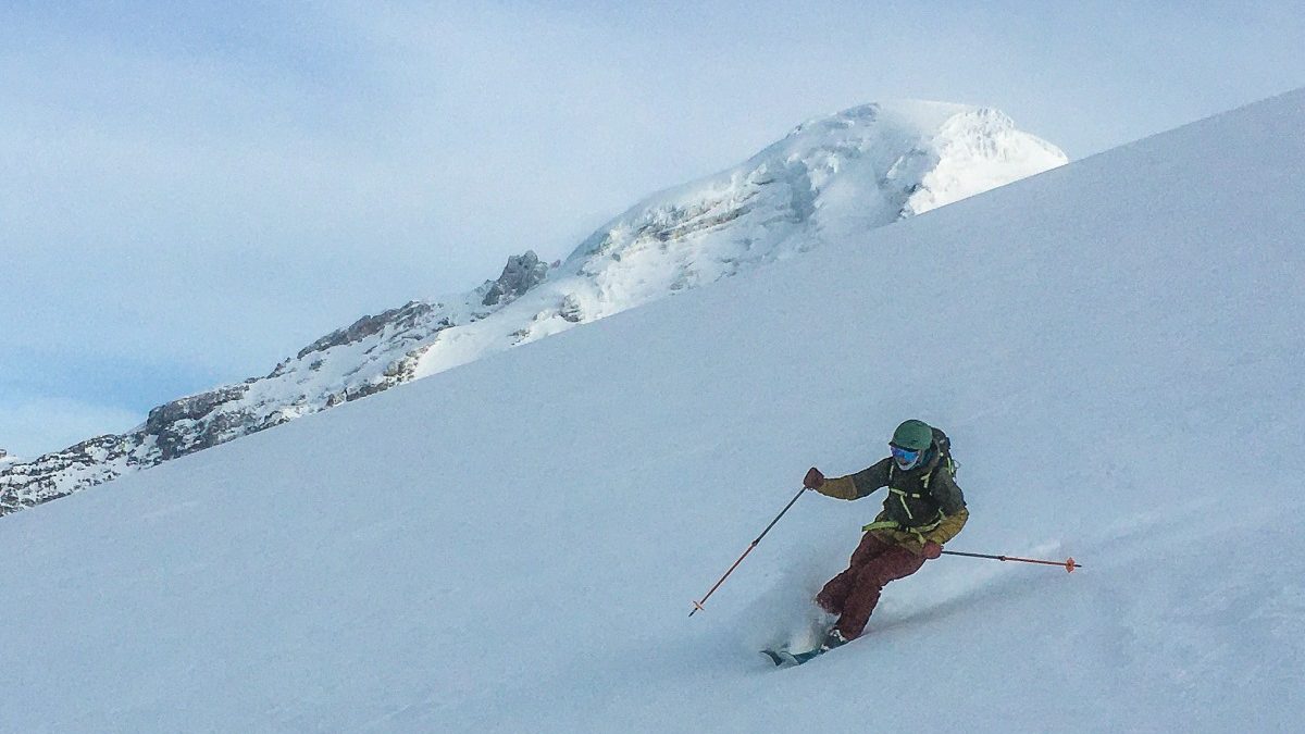 The Outdoor Research Carbide Kit is a wallet friendly jacket and bib for ski touring and resort skiing.