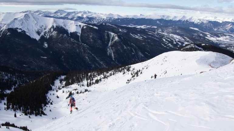 Best paired with a lightweight pair of skis, this binding can handle a wide range of backcountry ski applications. This binding feels at home in a ski-mountaineering race (pictured) as well as a long backcountry day in a variety of conditions.