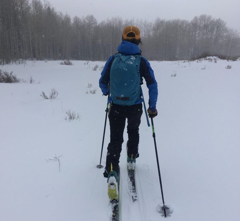 The Piz Boe jacket and Col Becchei pants provided ideal warmth and breathability on 10 degree training days.