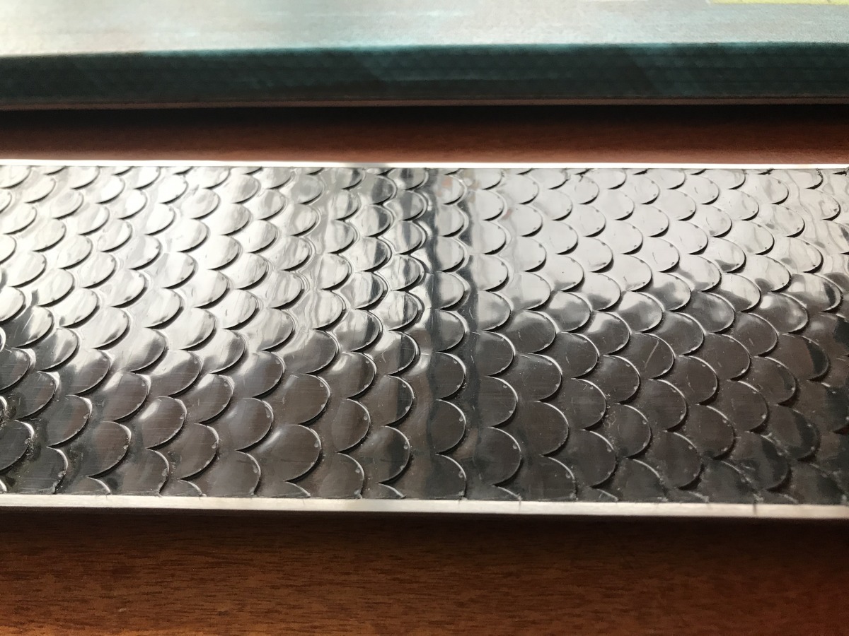 Not the fish scales that you think. The Voile scale pattern works opposite of how I had expected when looking at online pictures. The “V” shape between the scallops generates climbing traction by forcing the snow to compact into a point.