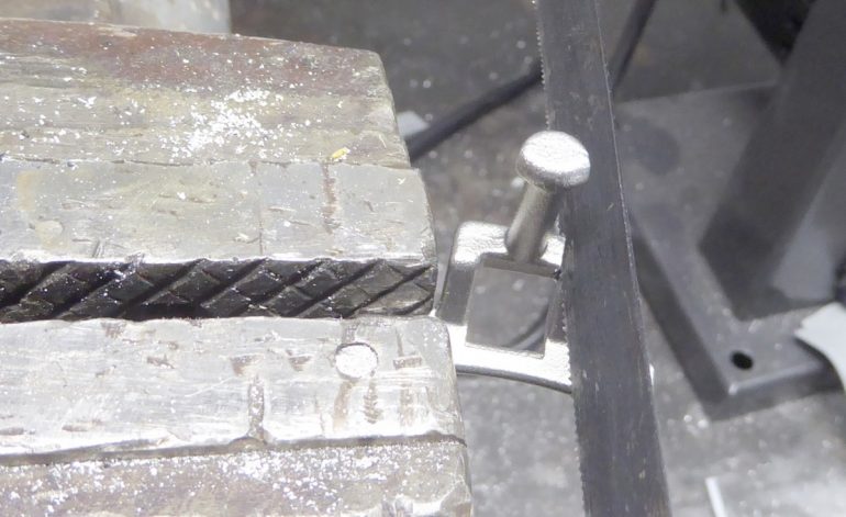 Cut the boot toe stop off the mushroom shaped stud.