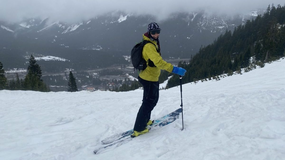 Tested and verified in pouring rain on a dusk patrol at Hyak. Cirque kept all my stuff dry! Cheesing hard despite the wetness.