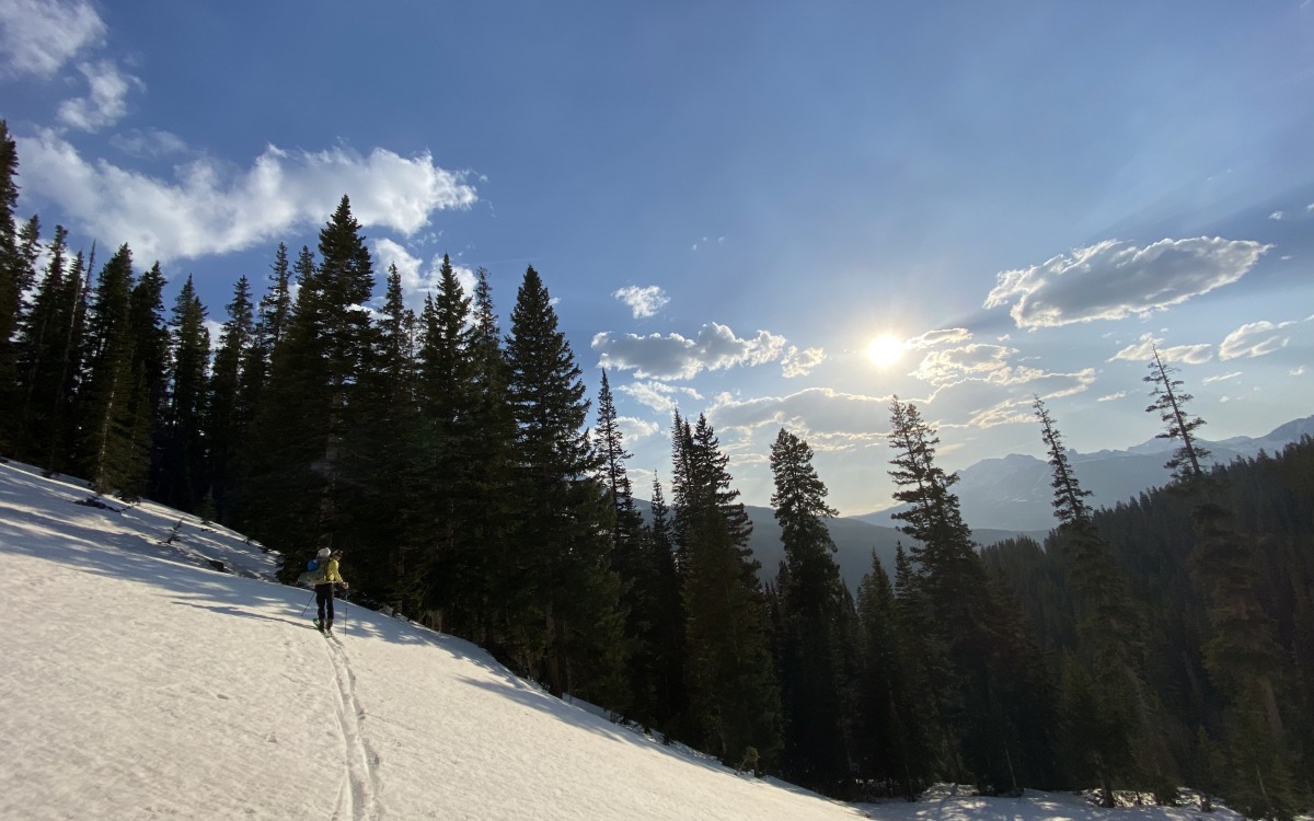 The afternoon approach meant touring at golden hour. You can just make out the Wilson Group on the right skyline.