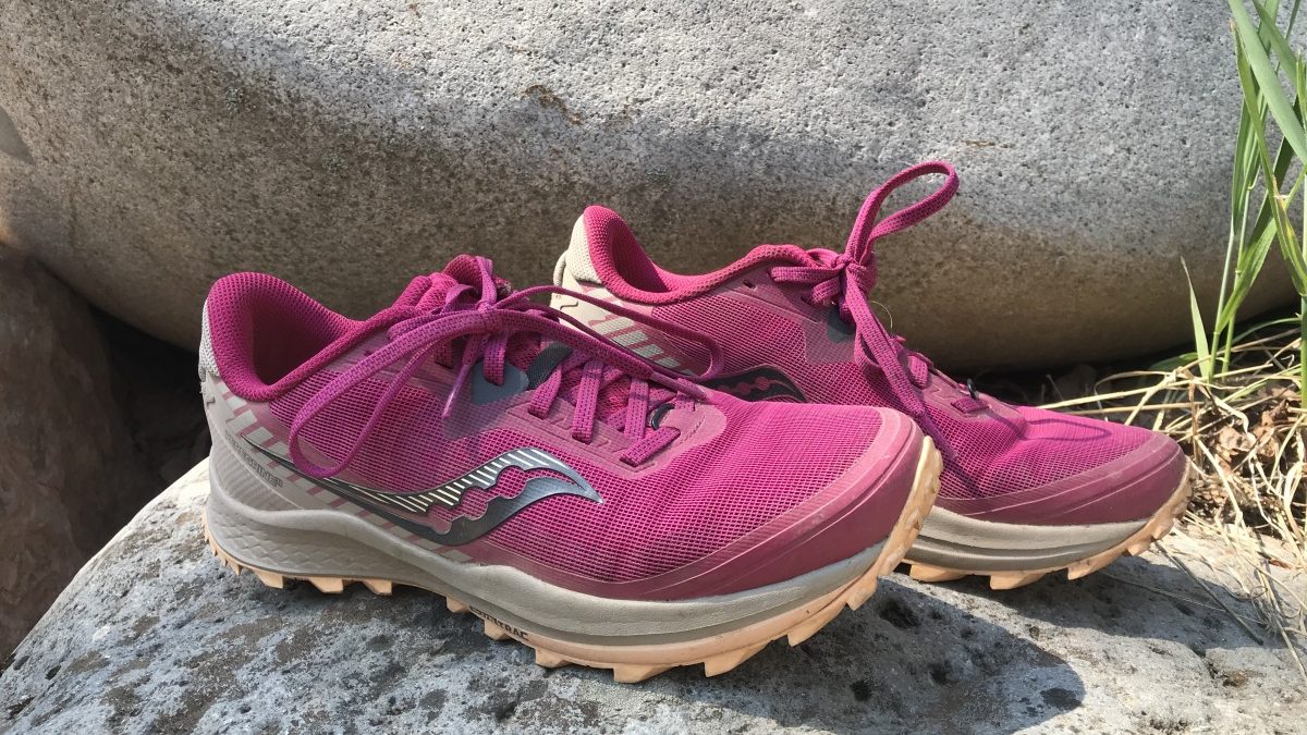 The Saucony Peregrine 11 (available in men's and women's) is a robust trail shoe for a variety of terrain.