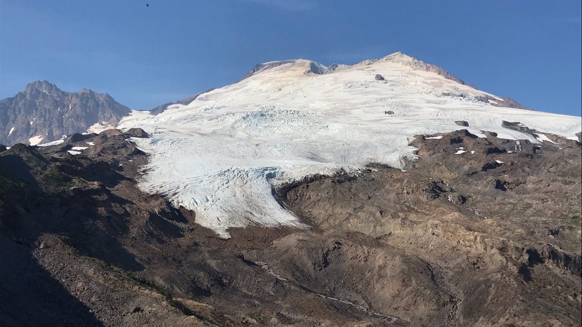 Easton Glacier is one of the most accessible glaciers in the lower 48 and a popular summer climbing route on Mount Baker.