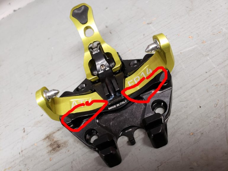 And check this out regarding the toe unit.