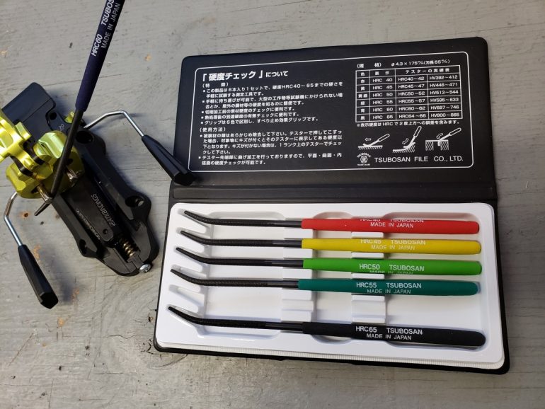 I've added a new test to the Wildsnow science probe-and-prod tool collection: metal hardness.