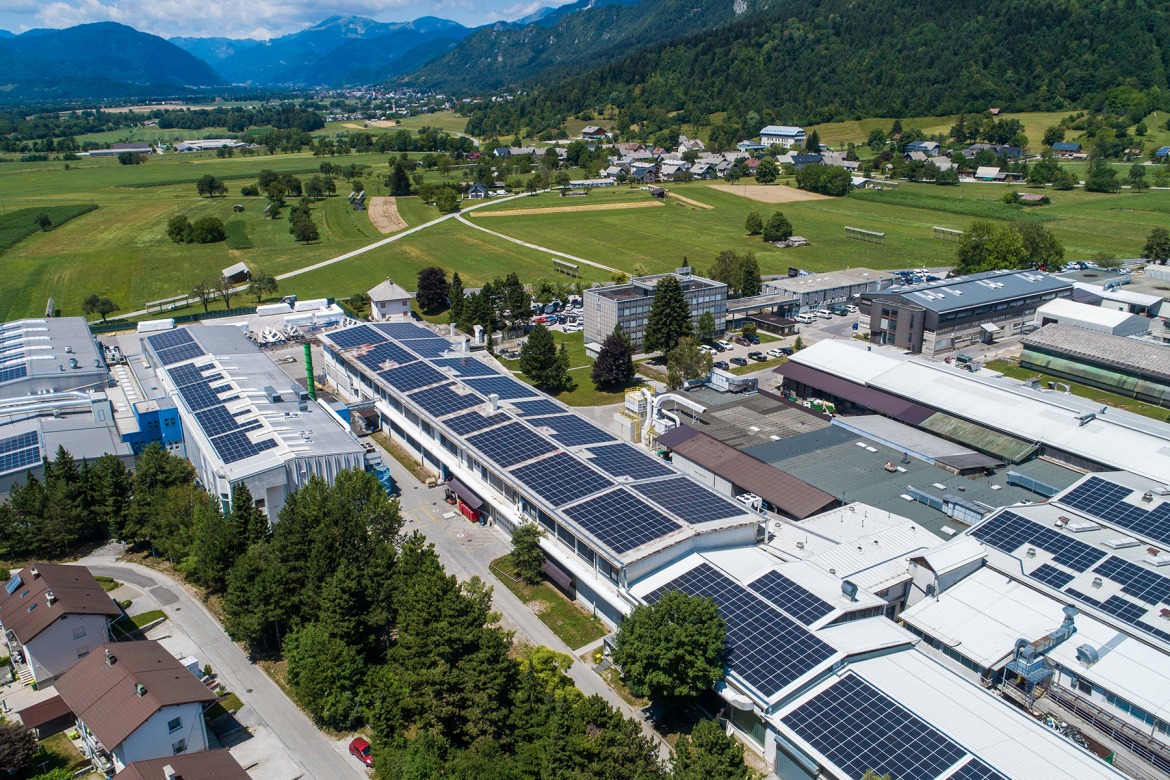 Solar panels on Elan's Roof