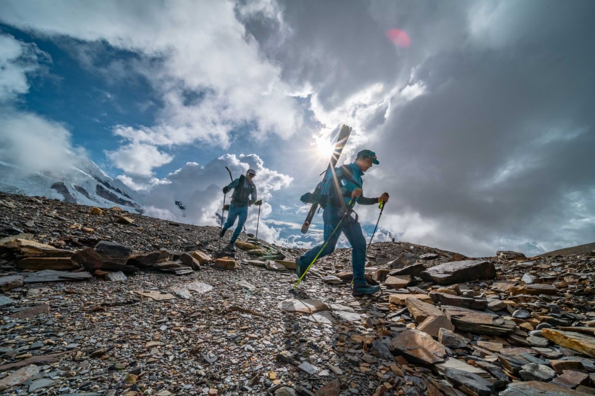 Setting off for an acclimatization effort.