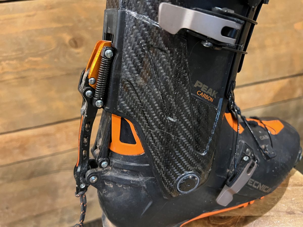 Rear view of the Tecnica Zero G Peak.