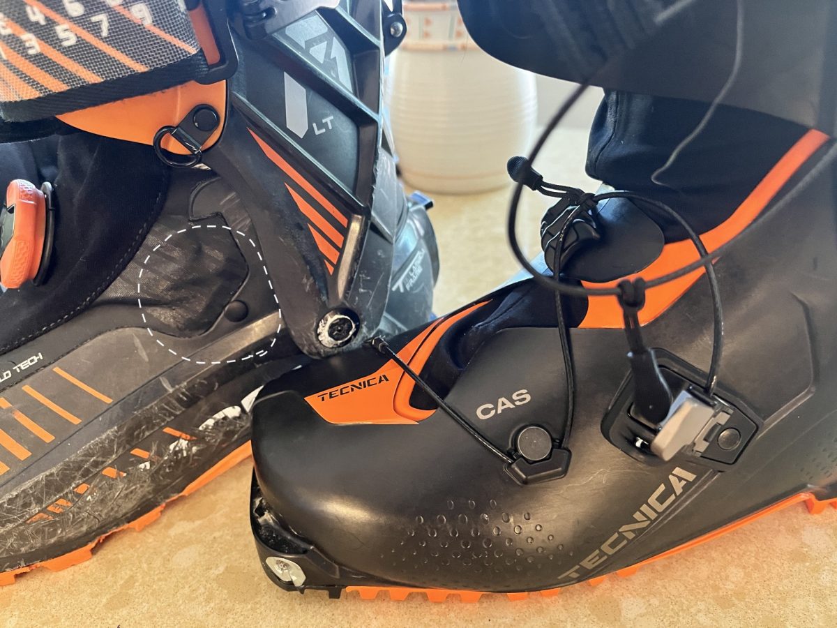 Zero G Peak Carbon side profile 1 outer shell.