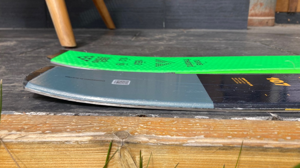 Backland 107 tail rocker.