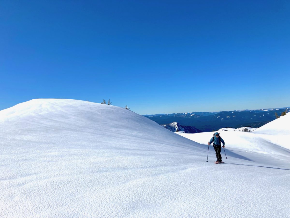 Lava flow skinning in the Cascades.