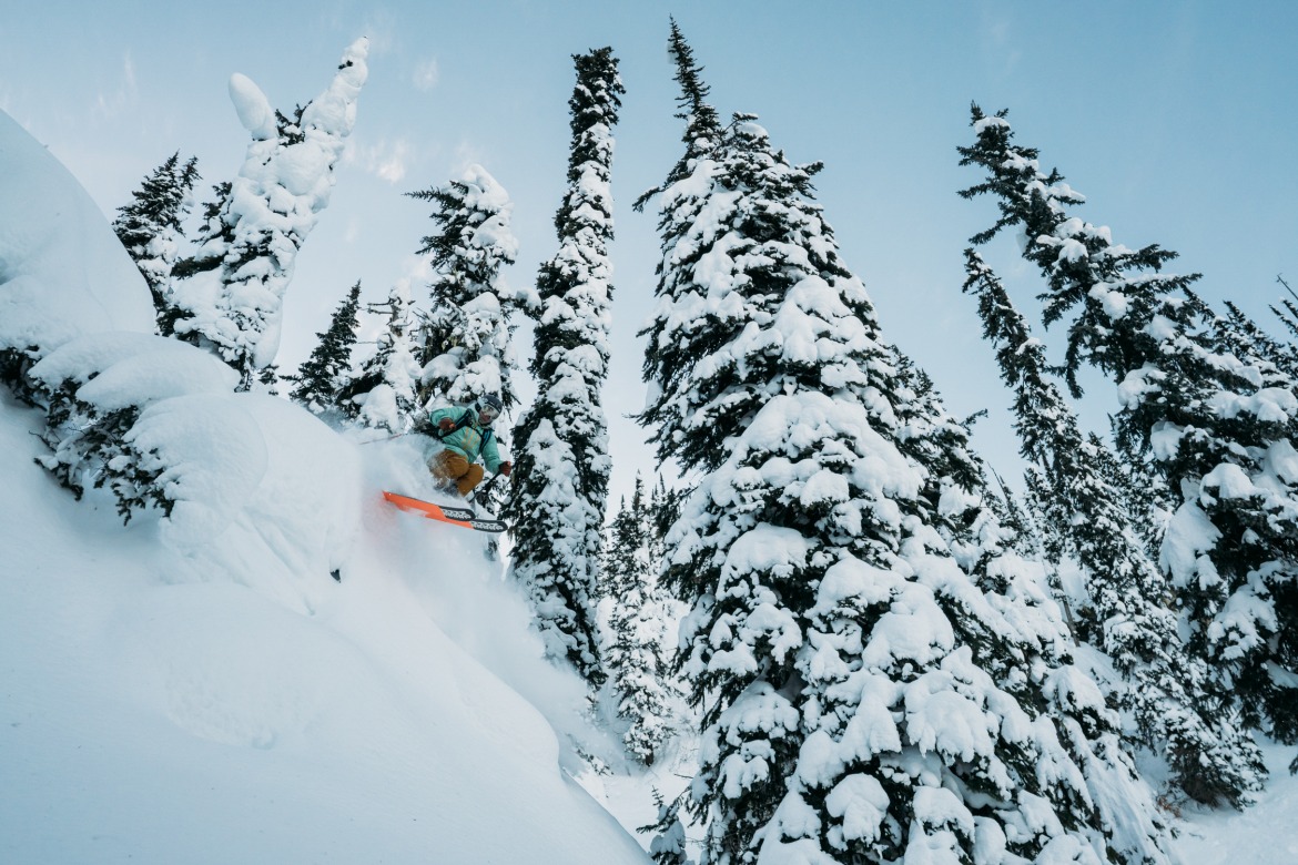 Finding the goods: Nexus ski film.