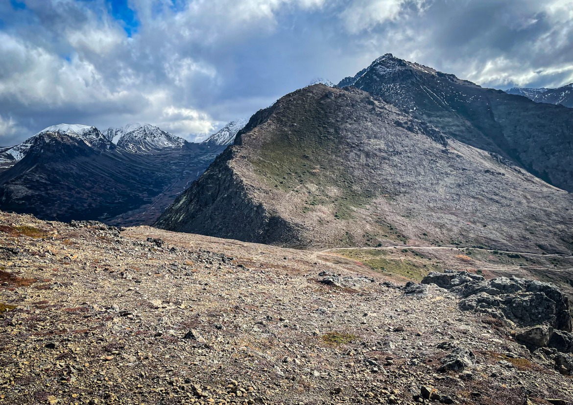 Looking towards Peak Two from Flattop.