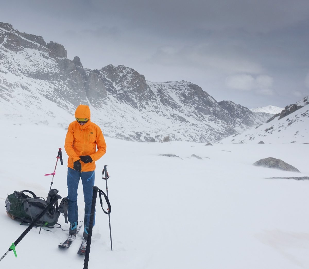 The OR Helium AscentShell jacket.