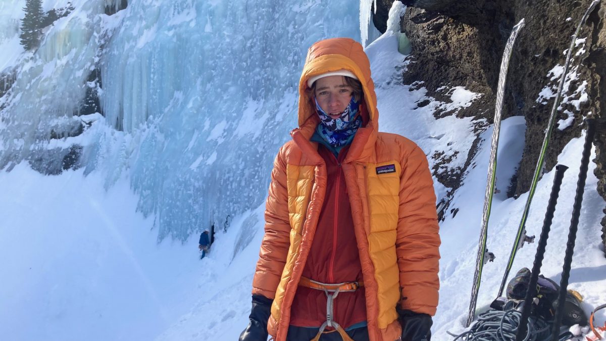 Patagonia AlpLoft unzipped.
