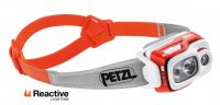 Lampu depan Petzl Swift RL.