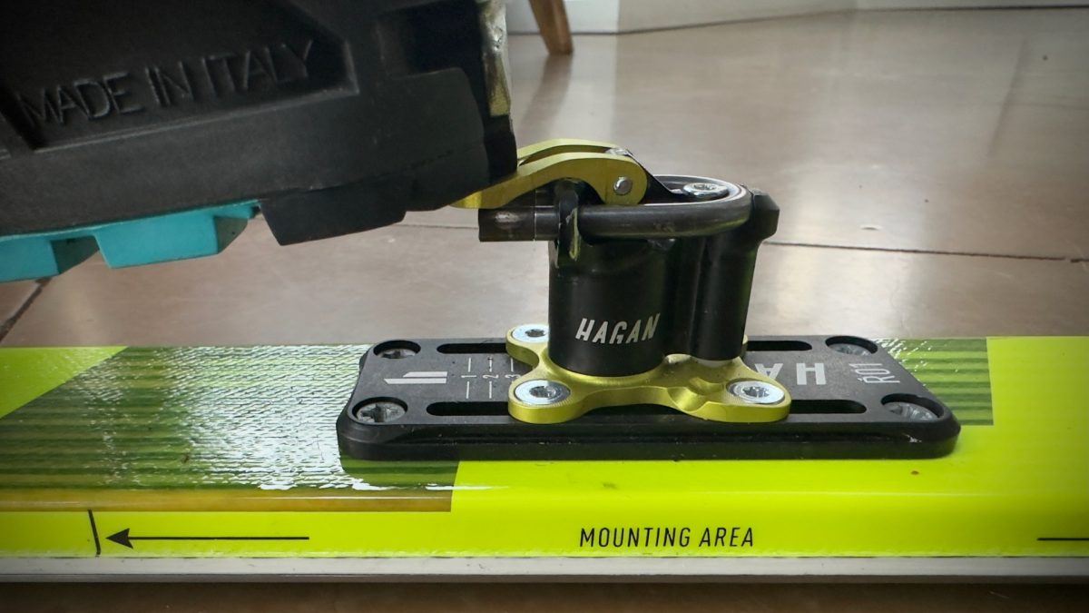 Hagan Ultra WC- riser di atas pin.